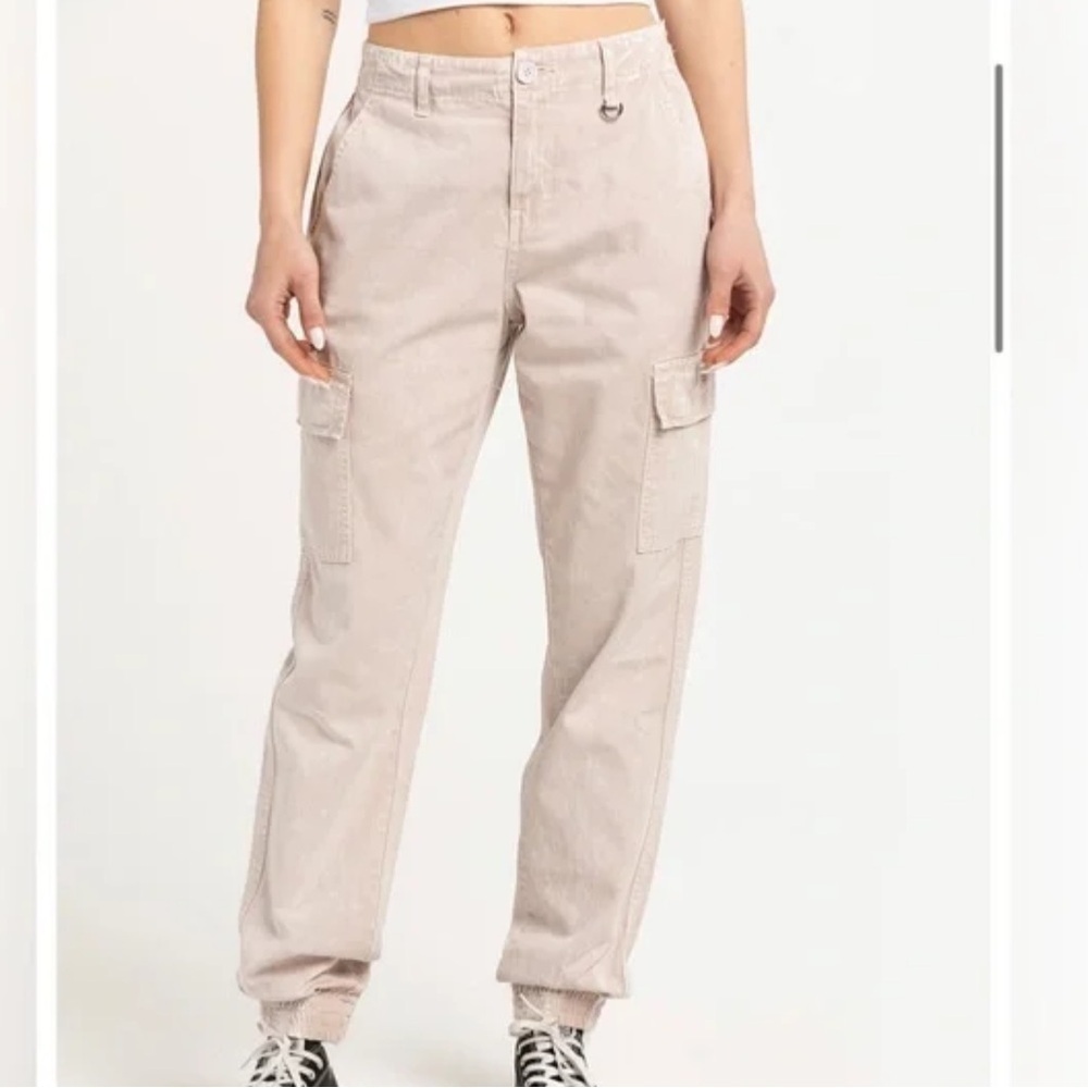 Five Star General Co Women’s Cargo Jogger Pants pink Size Medium